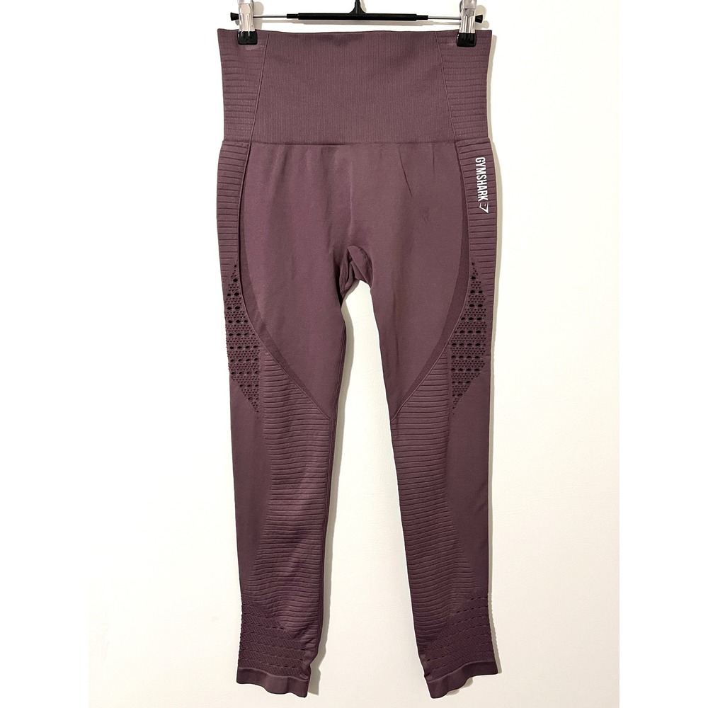 GYMSHARK Purple Leggings Excellent Energy+ Seamless High Waisted‎ Workout Yoga S